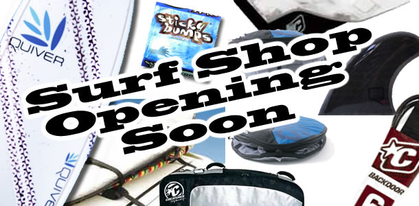 Online Surf Shop opening soon
